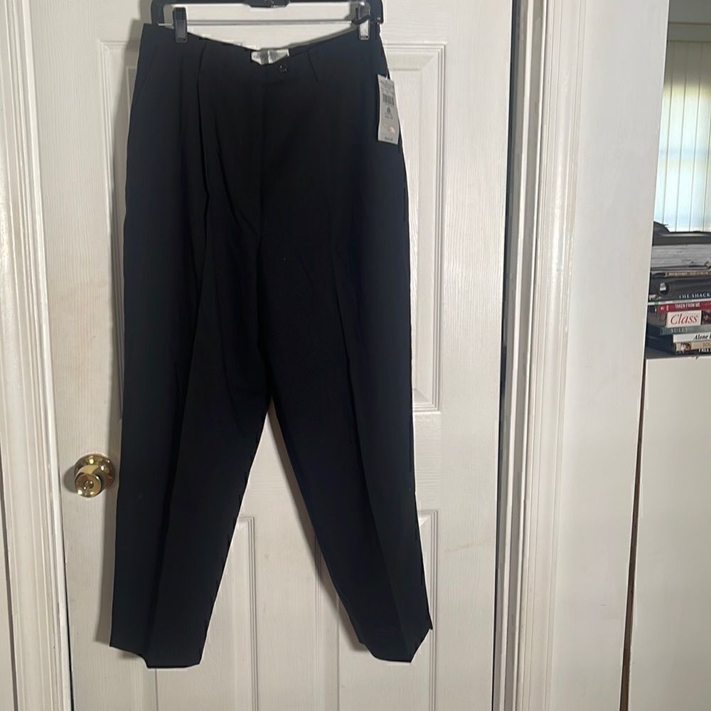 Amanda Smith Black Petite Pants 14P